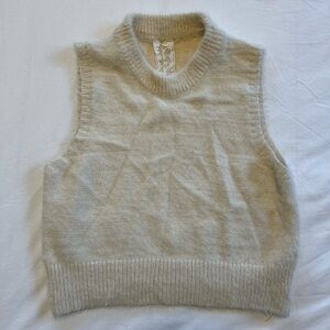 Mohair sweater vest, size small